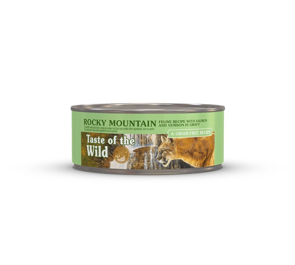 Taste of the Wild Rocky Mountain Feline Recipe with Salmon and Venison in Gravy