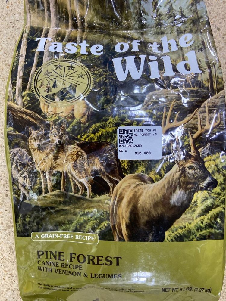 Taste of the Wild Pine Forest Canine Recipe with Venison & Legumes