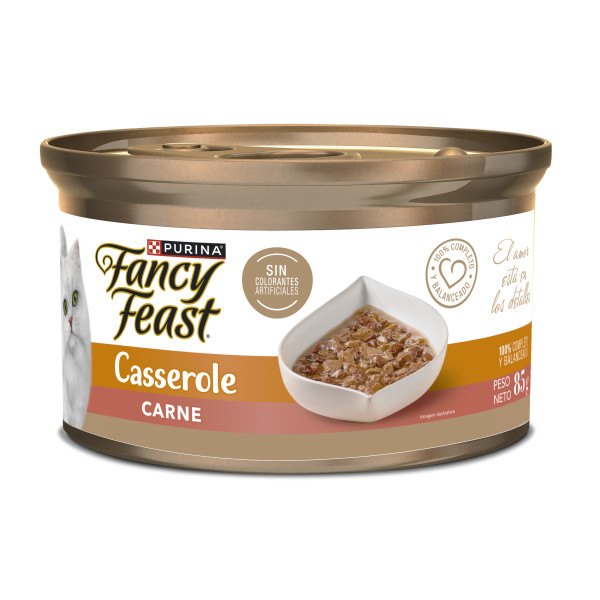 Comida húmeda para gato Fancy Feast Casserole sabor a carne