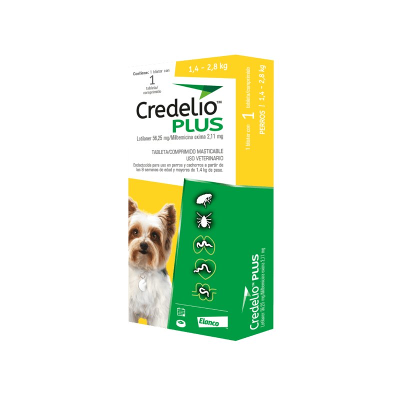 Credelio Plus 1,4 kg -2.8 kg