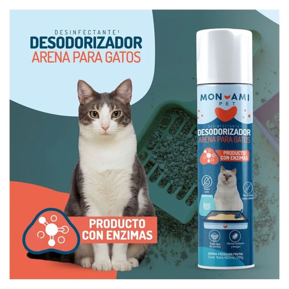 Monami Pet Desodorizador Arena para Gatos