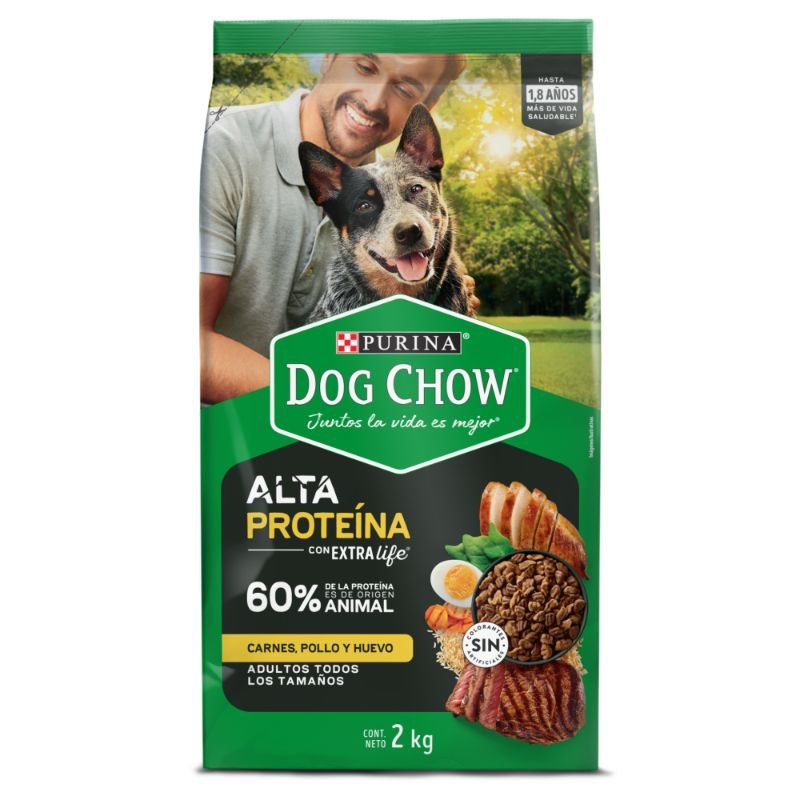 Purina Dog Chow Alimento Para Perro Alta Proteína