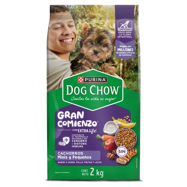 Purina Dog Chow Cachorros Gran Comienzo Minis y Pequeños