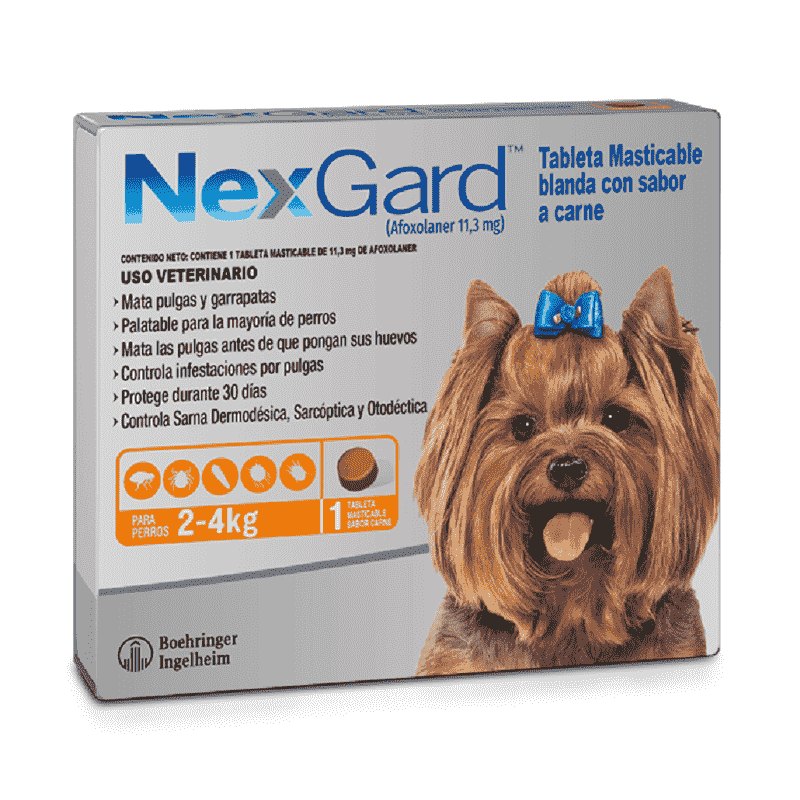 Nexgard Perros De 2 Hasta 4 Kg