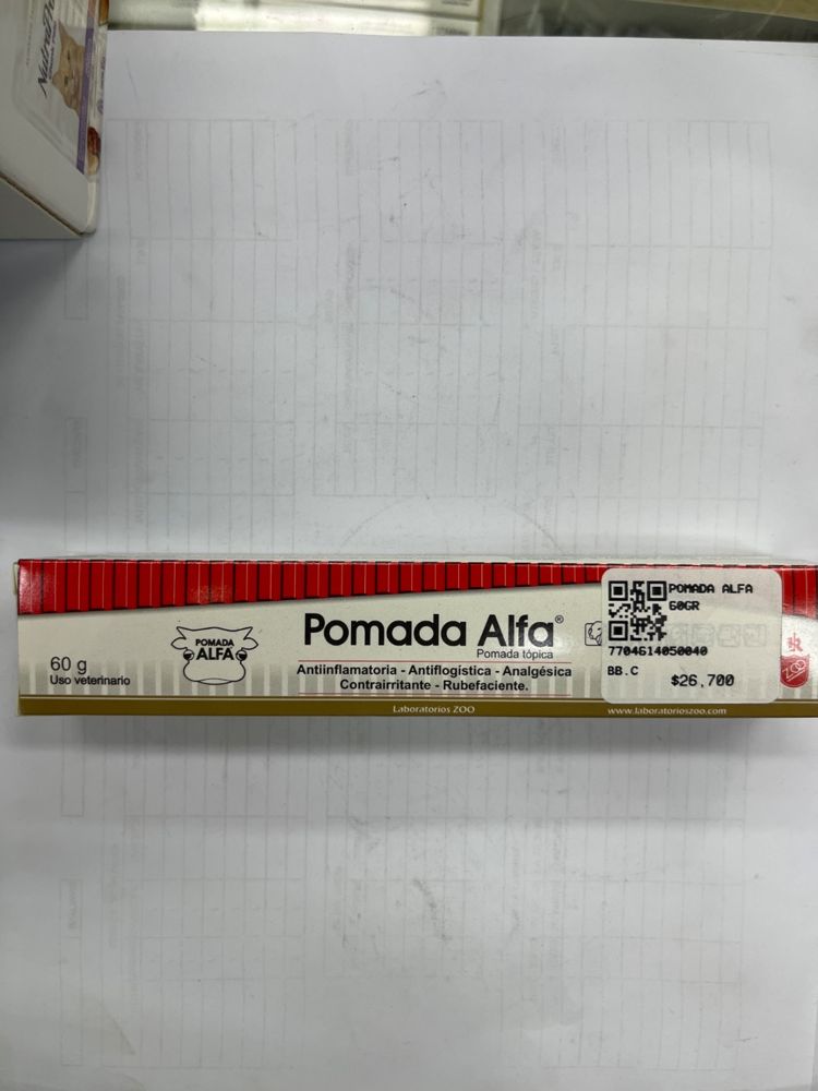 Pomada Alfa Pomada tópica
