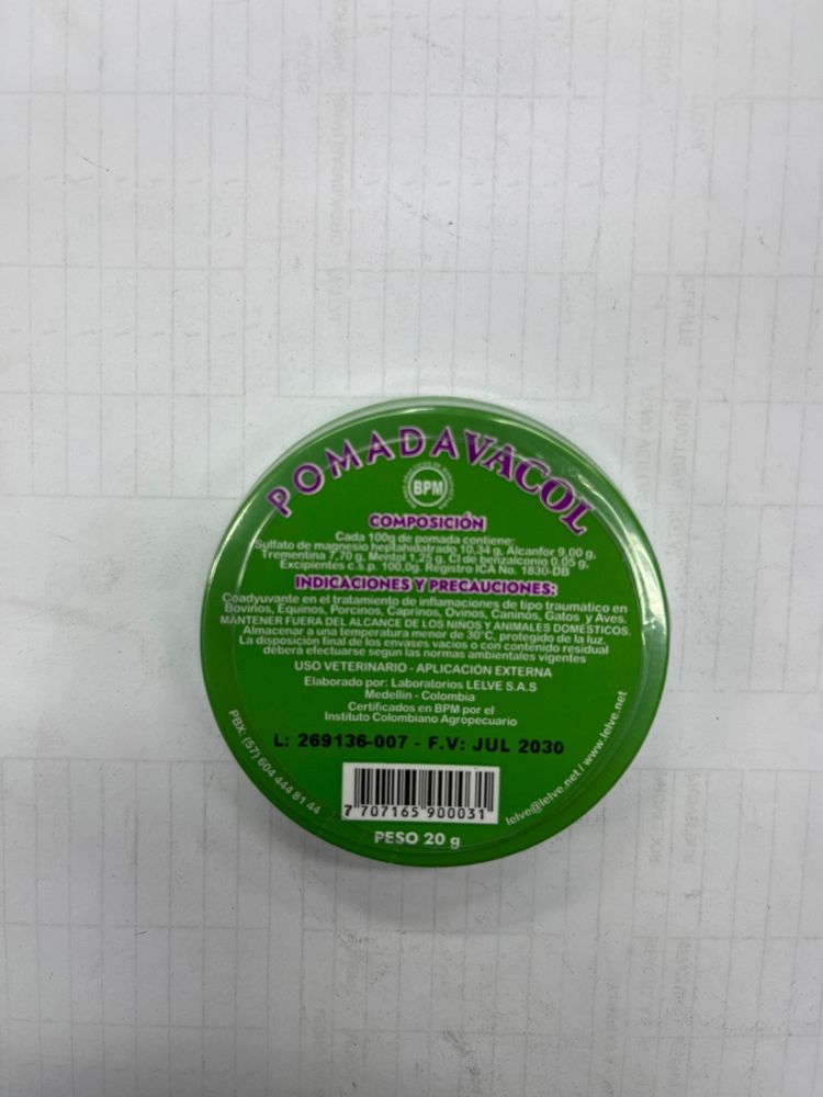 BPM Pomada Vacool