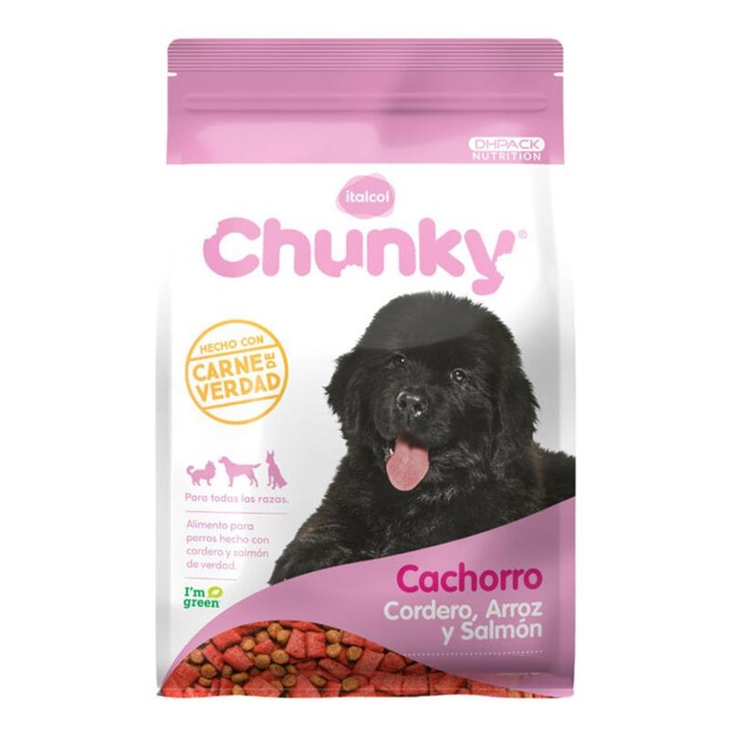 Chunky Cordero, Arroz Y Salmón Cachorro