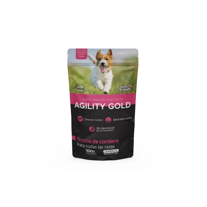 Agility Gold Pouch Trozos De Cordero Adulto