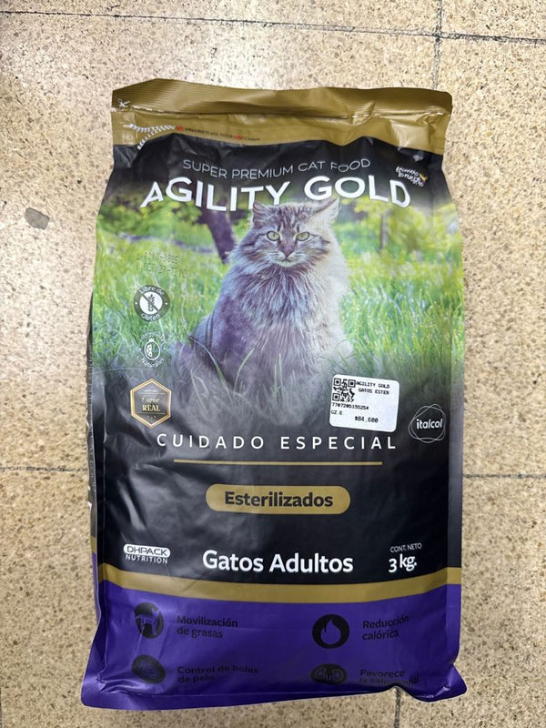 Agility Gold Esterilizados Gatos Adultos