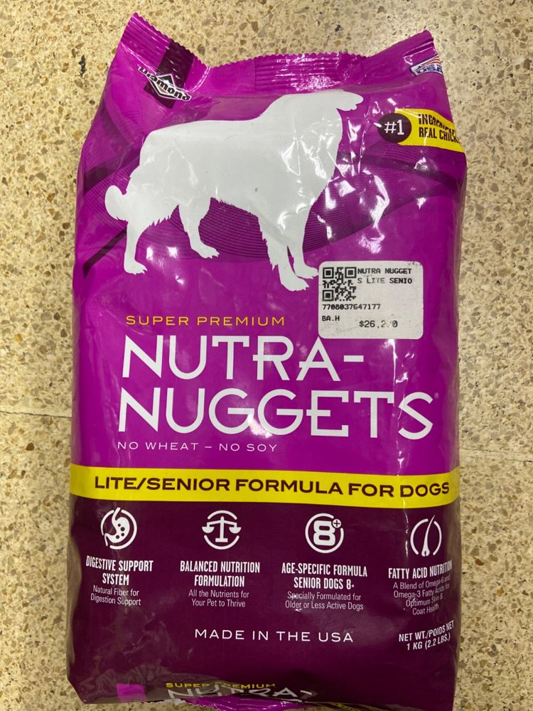 Nutra-Nuggets Lite/Senior Formula for Dogs