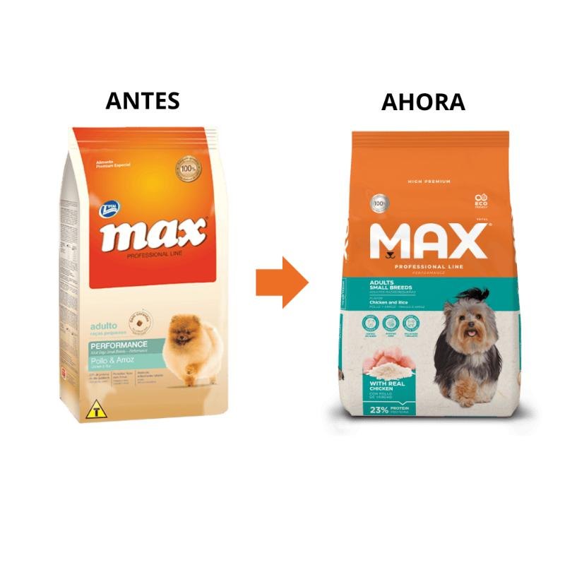 Max Professional Line Performance Adultos Razas Pequeñas Pollo & Arroz