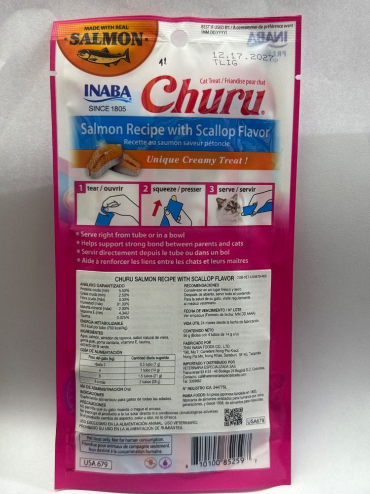 Inaba Churu Salmon Recipe with Scallop Flavor
