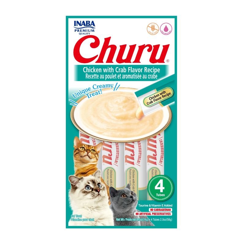 Inaba Churu Chicken with Crab Flavor Recipe