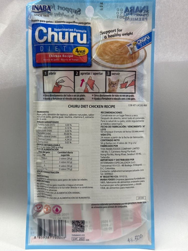 Inaba Churu Diet Chicken Recipe